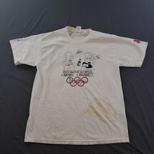 Camisa canibal vintage virilha masculina branca grande motociclista Simpsons paródia clube social, usado comprar usado  Enviando para Brazil