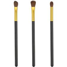 Kit de pincel de maquiagem 3 peças de mistura de sombra sintética macia para delineador vinco comprar usado  Enviando para Brazil