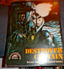 DESTROYER CAPTAIN War Board Game COMPLETO 80% NÃO PERFURADO Quarterdeck Games 1979, usado comprar usado  Enviando para Brazil