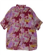Camisa masculina padrão abstrato RUDNICK tamanho 41/42 grande multicolorida BM03, usado comprar usado  Enviando para Brazil