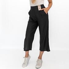 Womens black cropped for sale  REDHILL