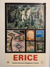 Manifesto turistico erice usato  Verbania