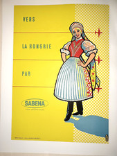 Affiche compagnie aérienne d'occasion  Montauban-de-Bretagne