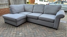Dfs grey shaped for sale  HAILSHAM