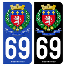 Autocollant plaque immatricula d'occasion  Sète