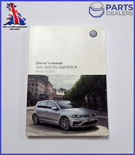 GENUÍNO VW GOLF MK7 2017-2020 MANUAL DO PROPRIETÁRIO MANUAL DO USUÁRIO MANUAL DO USUÁRIO comprar usado  Enviando para Brazil