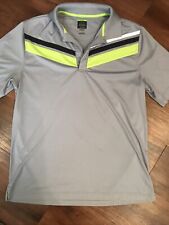 Camisa polo masculina de golfe Shark Greg Norman L cinza Tasso Elba atlética casual colarinho comprar usado  Enviando para Brazil