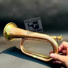 Corneta de bolso instrumento musical escoteiro militar trompete de cobre e latão comprar usado  Enviando para Brazil