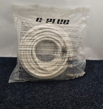(QUANTIDADE 3) G-PLUG 30FT RG6 conector de cabo coaxial branco de alta velocidade comprar usado  Enviando para Brazil