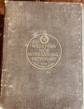 Usado, Websters New International Dictionary c. 1913 Vintage Cloth hardcover comprar usado  Enviando para Brazil