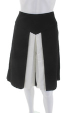 Shorts feminino Anne Fontaine fecho com zíper perna larga color block tamanho 44 comprar usado  Enviando para Brazil