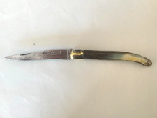 Couteau pliant VERITABLE LAGUIOLE 12 cm G.David  manche corne comprar usado  Enviando para Brazil