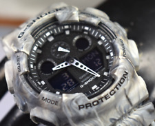 IOB! Casio GA100MM-8A (5081) Relógio Masculino G-Shock Mármore Ana-Digital BATERIA NOVA! comprar usado  Enviando para Brazil