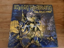 IRON MAIDEN LIVE AFTER DEATH ORIGINAL 1985 VINYL LP &INSERT SIGNED ALL 6 MEMBERS comprar usado  Enviando para Brazil
