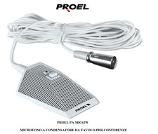 Proel mic62w bianco usato  Frattamaggiore