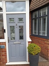 Composite front door for sale  BIRMINGHAM