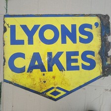 lyons enamel sign for sale lyons enamel sign for sale COLCHESTER