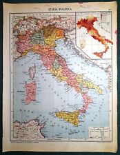 Italia con territorio usato  Lecco