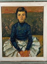 Peinture huile ancienne d'occasion  Bourges