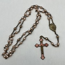 Vintage rosary pink for sale  Racine
