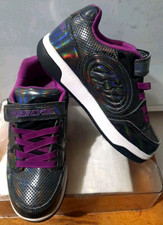 Tênis de skate Heelys Plus X2 Youth tamanho 4 feminino 5.5 prata roxo com rodas comprar usado  Enviando para Brazil