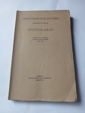 Benedetto croce epistolario usato  Prato