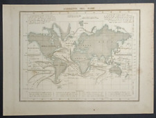 Antica mappa correnti usato  Monfalcone
