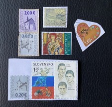 Lot timbres slovaquie d'occasion  Clouange