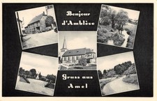 Cpa bonjour ambleve d'occasion  Claira