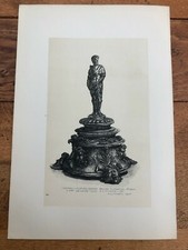 1881 litho inkstand for sale  FORDINGBRIDGE