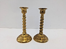 Pair vintage brass for sale  UK