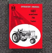 706 tractor operators for sale  Addison