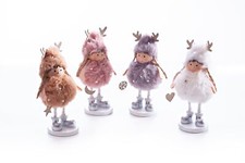 Dekofiguren wintermädchen 4er gebraucht kaufen  Oyten