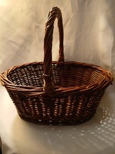 Vintage brown wicker for sale  Evington