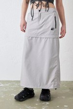 Saia URBAN OUTFITTERS MAXI CARGO Iets Frans com zíper cinza XXS / Reino Unido 6-8 💖 NOVA comprar usado  Enviando para Brazil