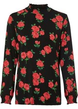 Langarmshirt stehkragen schwar gebraucht kaufen  Deutschland