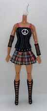 Boneca Barbie RBD Roberta roupa de concerto saia superior sapatos botas telenovela rebelde comprar usado  Enviando para Brazil