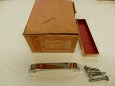LOTE DE 11 PUXADORES DE GAVETA DE ARMÁRIO VINTAGE NOS National Lock R208 cromado brilhante, usado comprar usado  Enviando para Brazil
