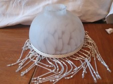 Glass beaded lamp for sale  LONDON