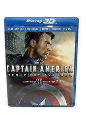 Captain America: the First Avenger 3d, Blu-Ray 3D,Blu-Ray,DVD,, Like New, usado comprar usado  Enviando para Brazil