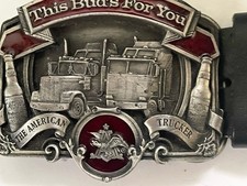 Budweiser belt buckle for sale  MONMOUTH