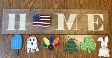 Wooden home sign for sale  New Salisbury