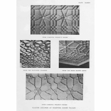 HAMPTON COURT PALACE Detalhe de Teto de Gesso - Impressão Fotográfica Vintage 1929, usado comprar usado HAMPTON COURT PALACE Detalhe de Teto de Gesso - Impressão Fotográfica Vintage 1929, usado comprar usado  Enviando para Brazil