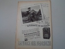 Advertising pubblicità 1939 usato  Salerno