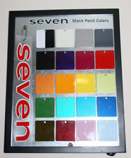 Amostras de teste de cores de pintura de estoque Seven Cycles com decalques para pedidos personalizados de bicicleta, usado comprar usado  Enviando para Brazil