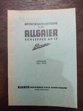 Riginal betriebsanleitung allg gebraucht kaufen  Wedemark