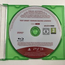 CD DISC promo test drive ferrari PS3 playstation 3 not for resale red BLES01414, usado comprar usado  Enviando para Brazil