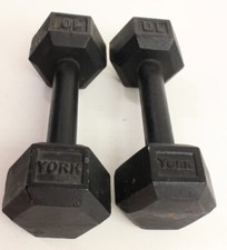 Vintage york dumbbells for sale  Chesterton