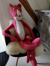 Peluche panthère rose d'occasion  La Loupe