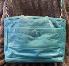 Large turquoise coach for sale  Ore City